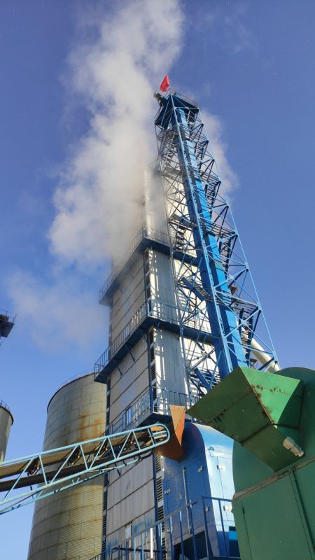 500吨开云烘干塔